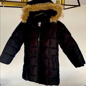 Brand new black Gap girls small winter jacket.